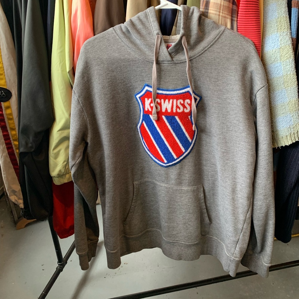 K-Swiss Heather Gray Hoodie